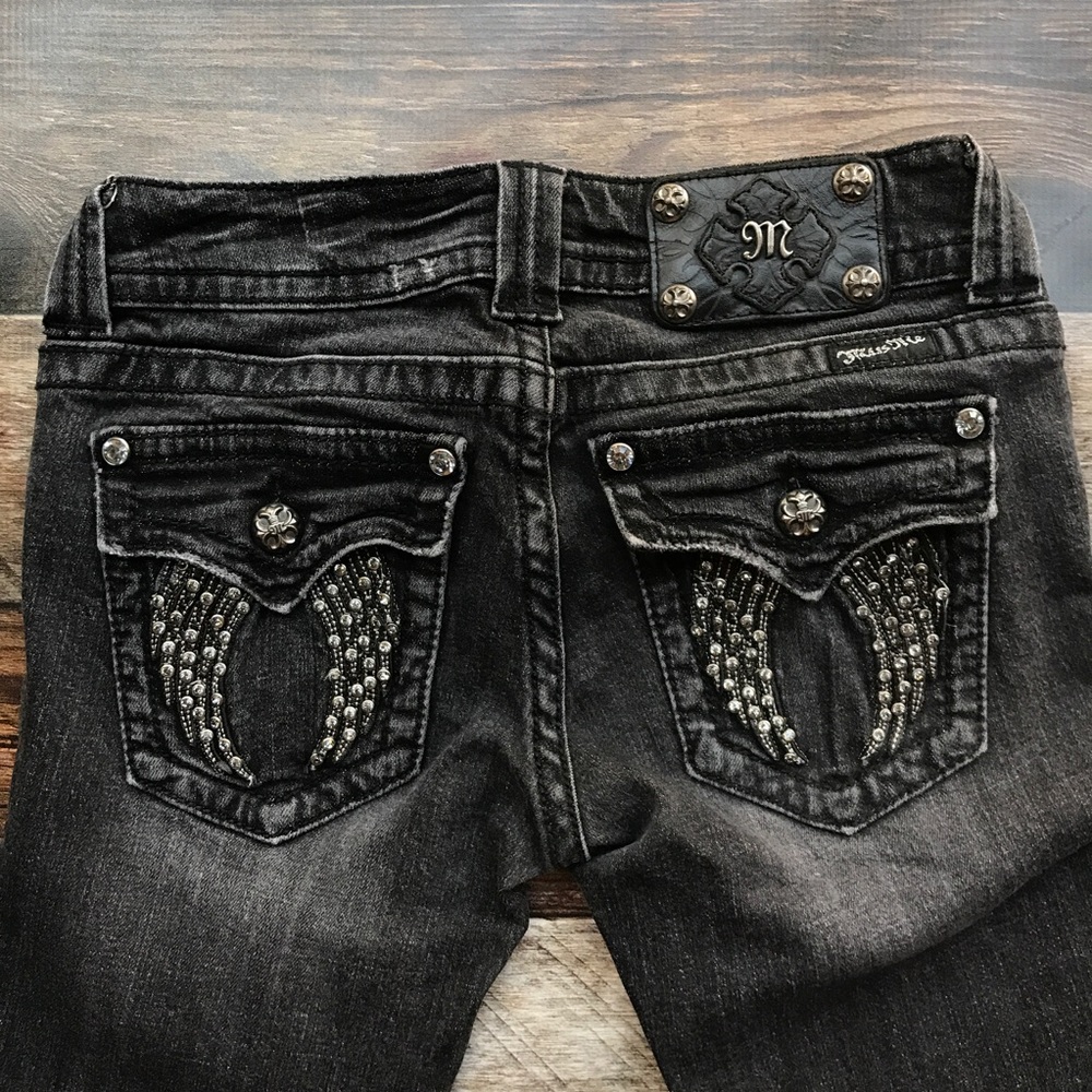 Miss me jeans. Winged pocket. Size 26 - Picture 5 of 6