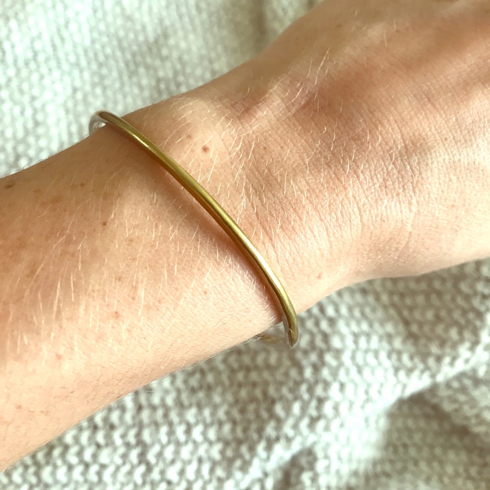 Handmade gold bracelet