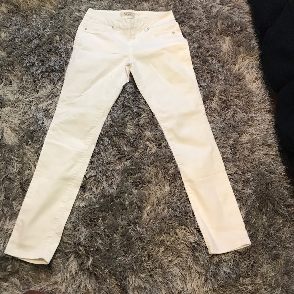 white jeans