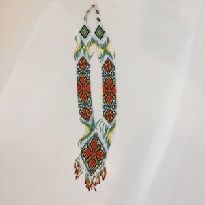 Tribal beaded necklace