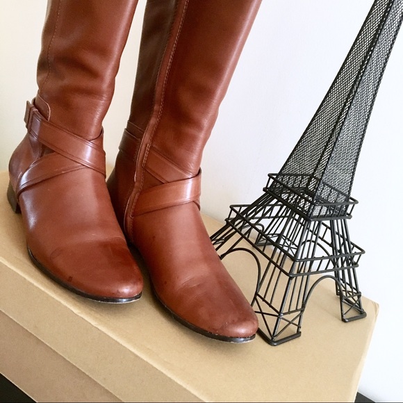 🎉HP🎉 Cole Haan "Russell" Boots Seqouia (Cognac) - Picture 2 of 8