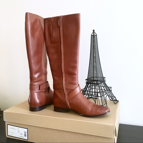 🎉HP🎉 Cole Haan "Russell" Boots Seqouia (Cognac) - Picture 5 of 8