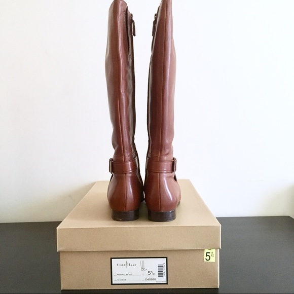 🎉HP🎉 Cole Haan "Russell" Boots Seqouia (Cognac) - Picture 6 of 8