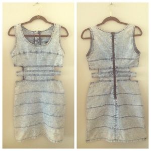 Denim Cutout Dress