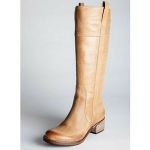 LUCKY BRAND TAN LEATHER BOOTS SZ 8.5