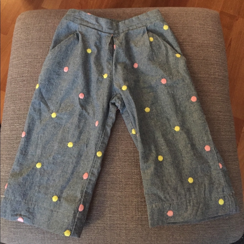 Toddler Wide-Leg trouser w/pleats & pockets