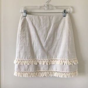 Loft mini tassel skirt!