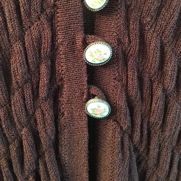 Anthropologie sheer boho cardigan - Picture 2 of 4
