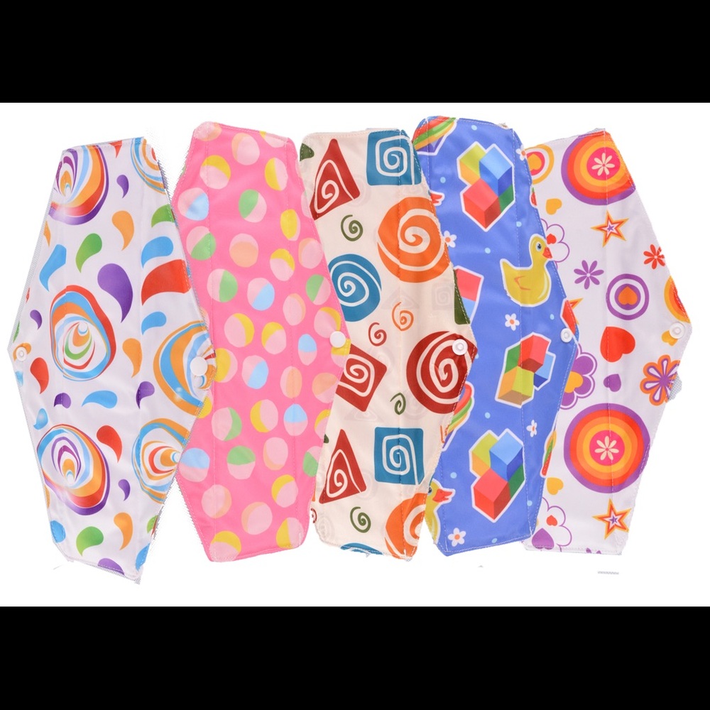 Reusable Menstrual Sanitary Napkin Mama Cloth Pads