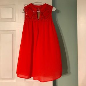 Red tunic size small NWT. Blue Pepper brand