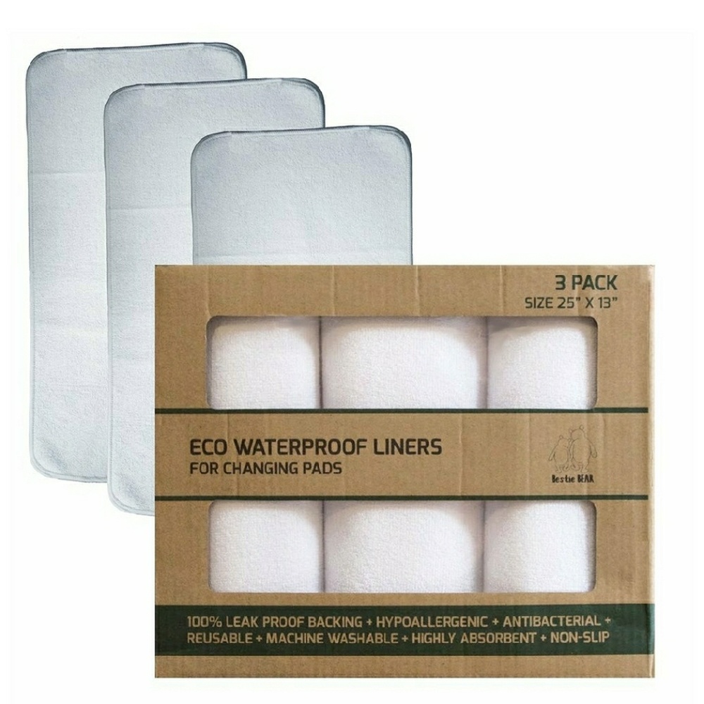 🆕 Waterproof Changing Pad Liners