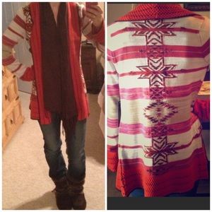 •Tribal Blanket Knit Cardigan Sweater•✳️SALE✳️