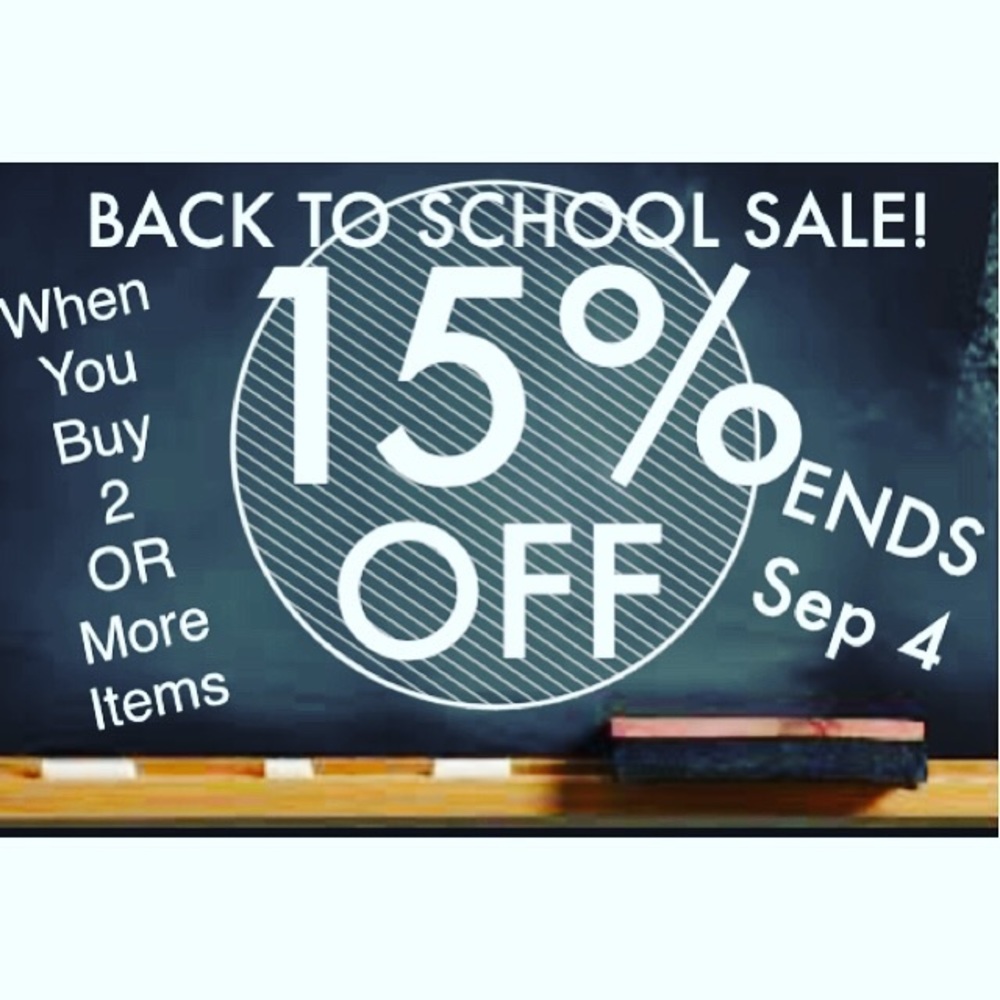 BACK TO SCHOOL SALE!🎆🎉