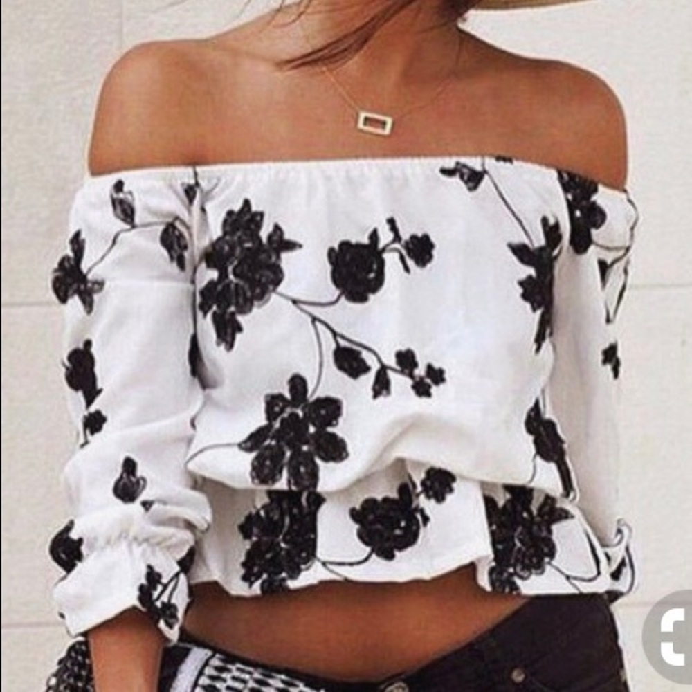 Off the shoulder shirt