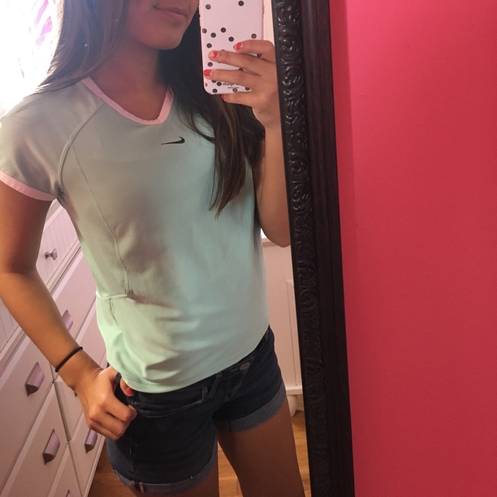 Nike Mint green work out shirt