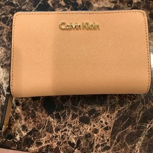 Calvin Klein beige wallet