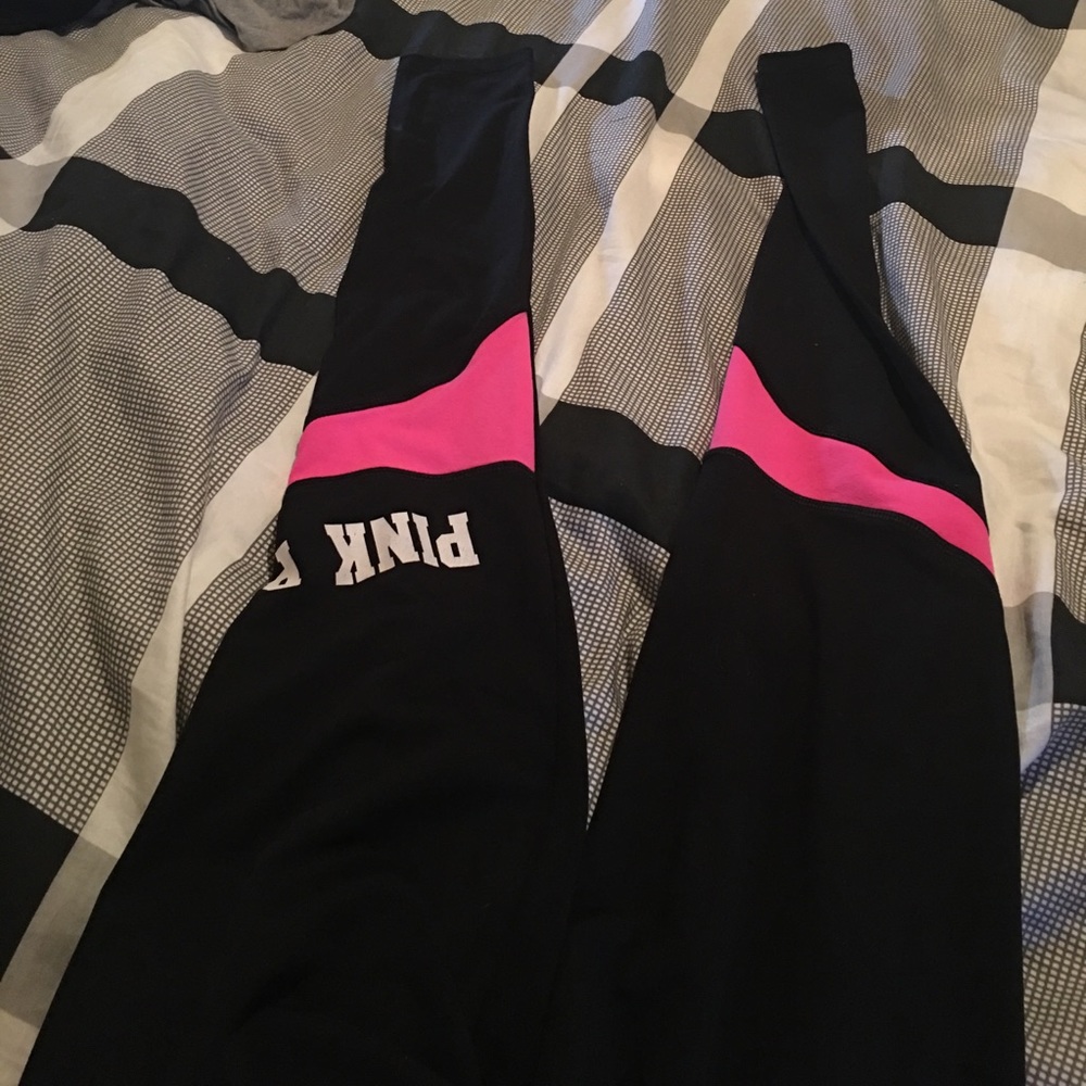 Black and pink leggings