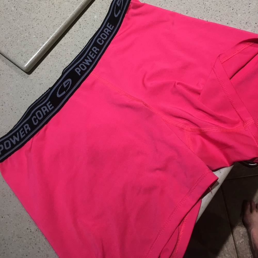 Pink Nike pro looking spandex -- made by champion
