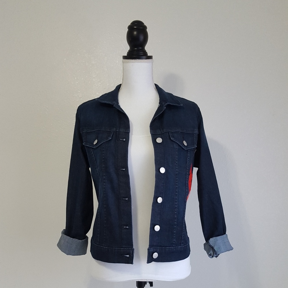 NWOT Jessica Simpson Denim Jacket XS - Picture 4 of 4