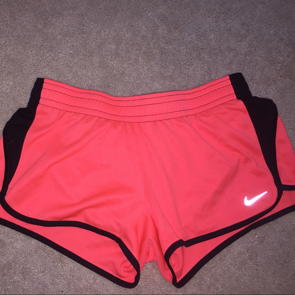 NIKE dri-fit pink athletic shorts