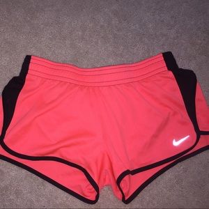 NIKE dri-fit pink athletic shorts