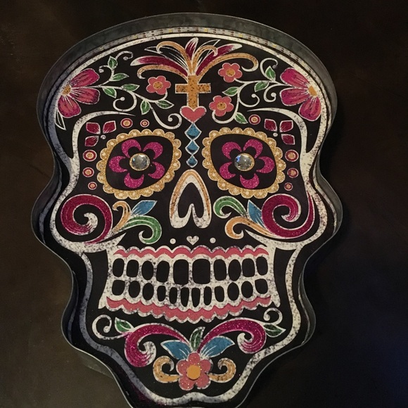 Sugar Candy Skull Skeleton Day Of The Dead Light - Picture 3 of 6