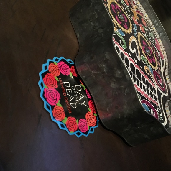 Sugar Candy Skull Skeleton Day Of The Dead Light - Picture 5 of 6