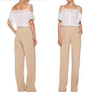 NWT Brushed Twill Wide Leg Pants