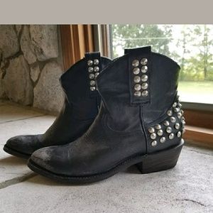 Ash Leather Boots Studded size 38.5