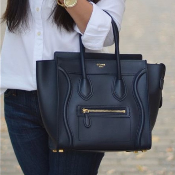 Celine Handbags - TRADED Celine micro luggage Tote