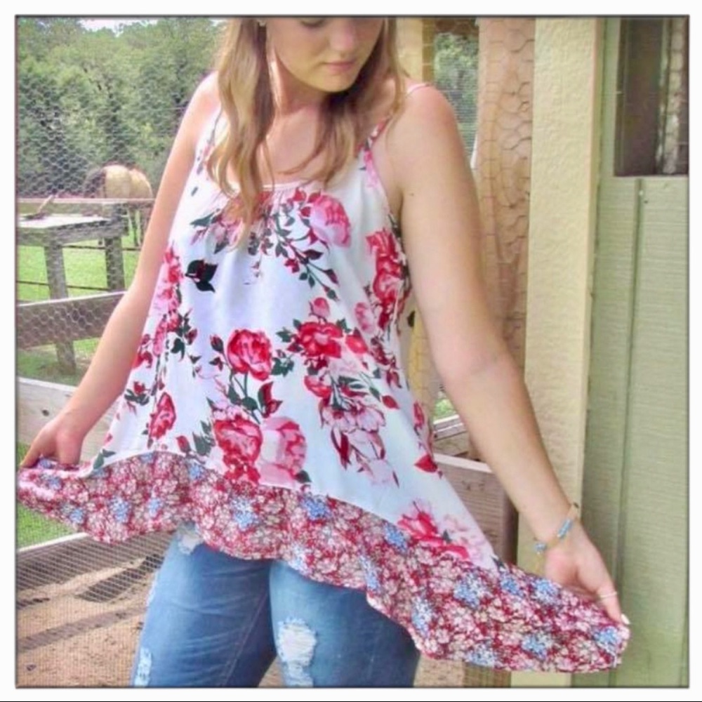 Floral Swing Tank