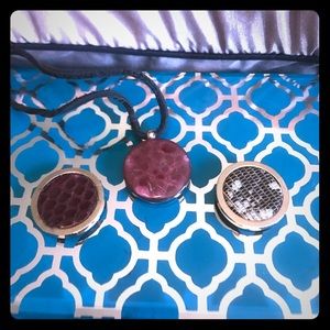 Leighelena Exotic Skin Interchangeable Pendants