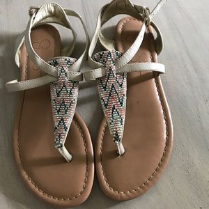 Beaded boho Sandals 6.5