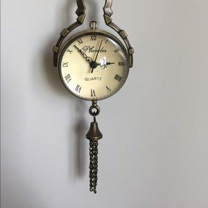 Plunder Design Clock Necklace
