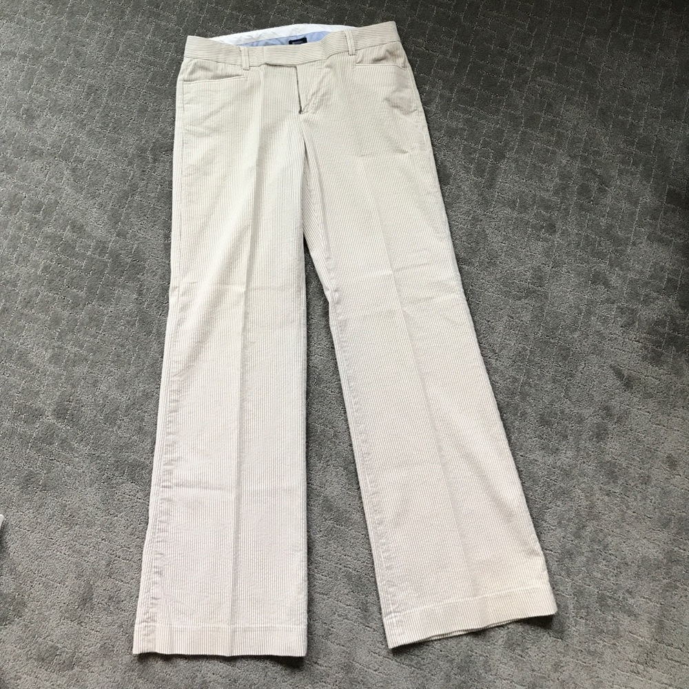 Gap seersucker trouser pants
