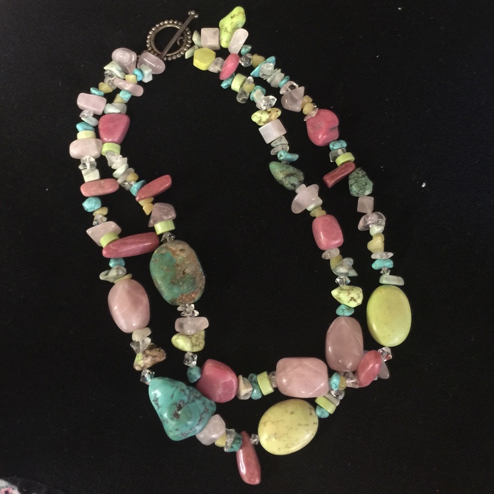 Gemstone necklace