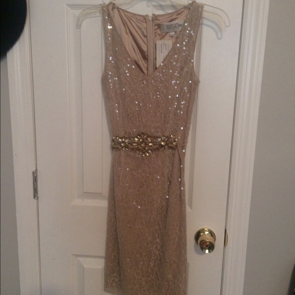 Badgley Mischka Sequined Dress