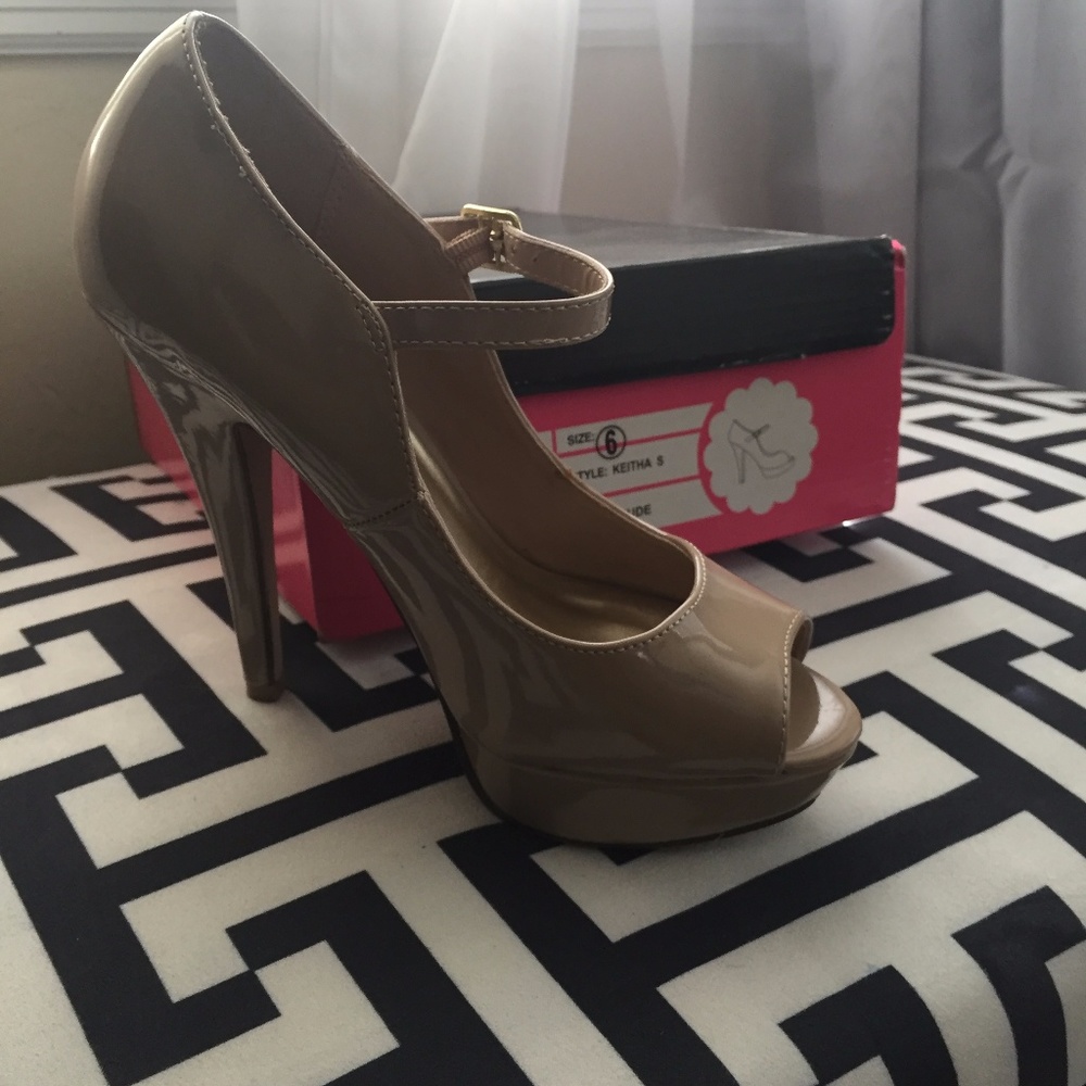 Beige Dressy Heels