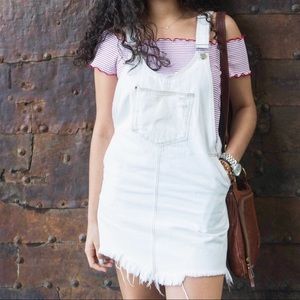white overalls from Zara!
