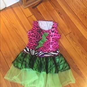 Girls 80's costume juniors small