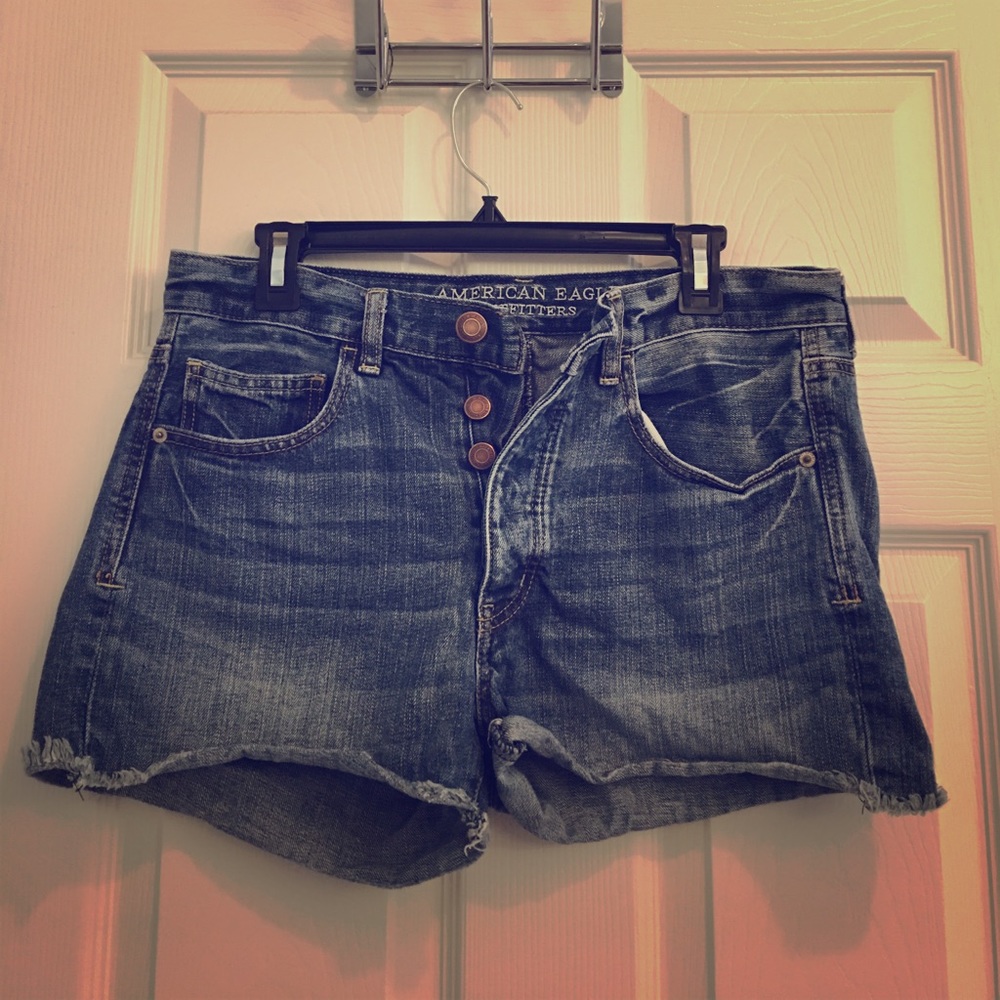 American eagle 4 button hi waist