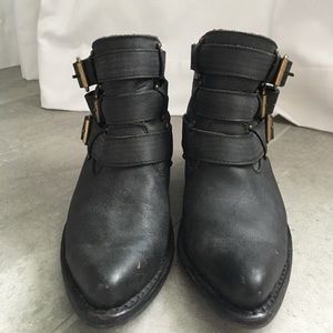 Jeffrey Campbell Frontier Buckle Booties