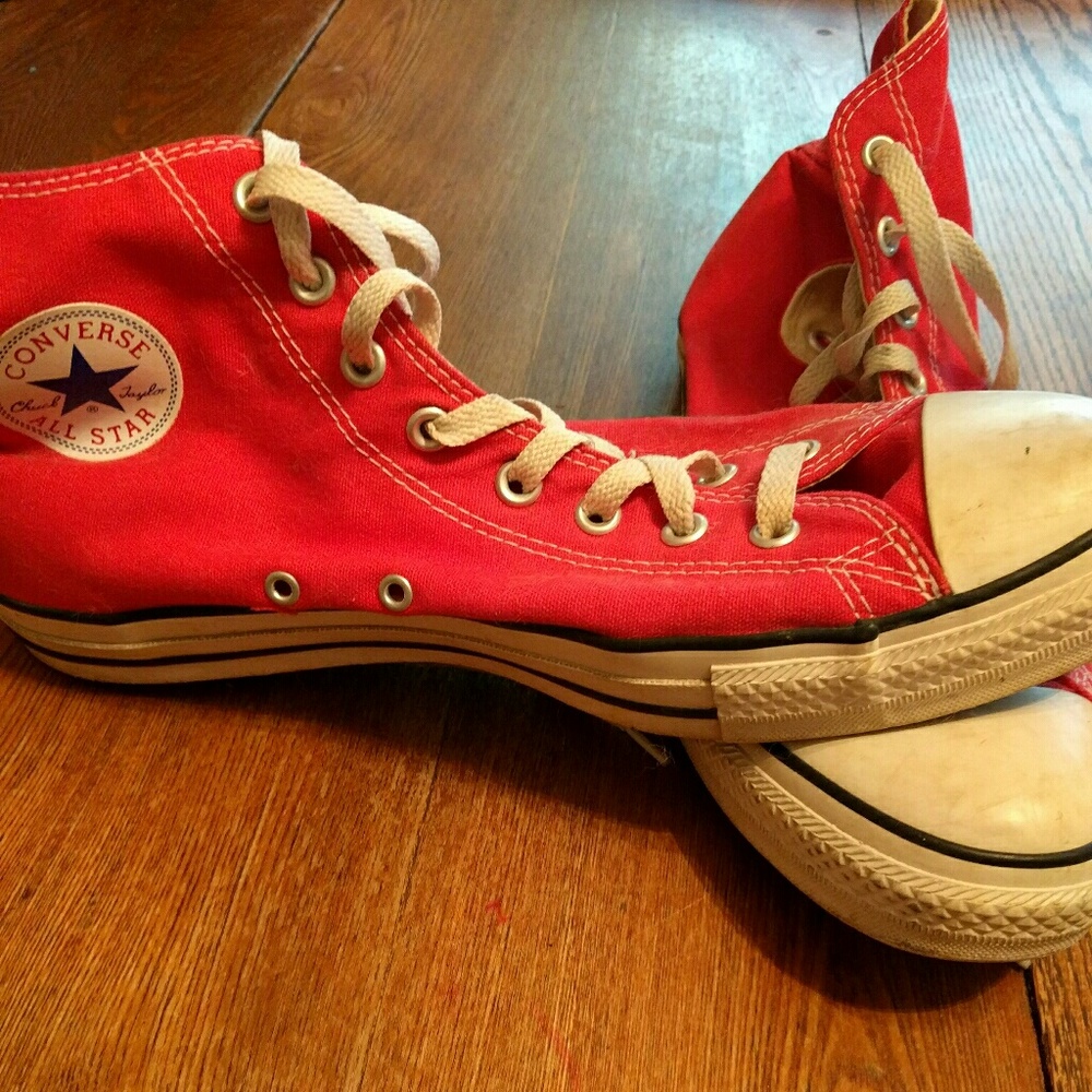 Red Converse All Stars