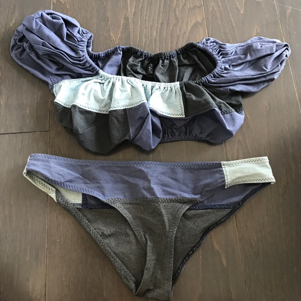 Lisa Marie Fernandez 2 piece swimsuit