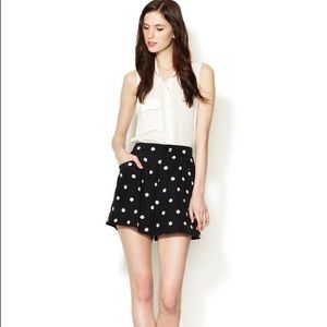 Marc by Marc Jacobs silk high wasted shorts