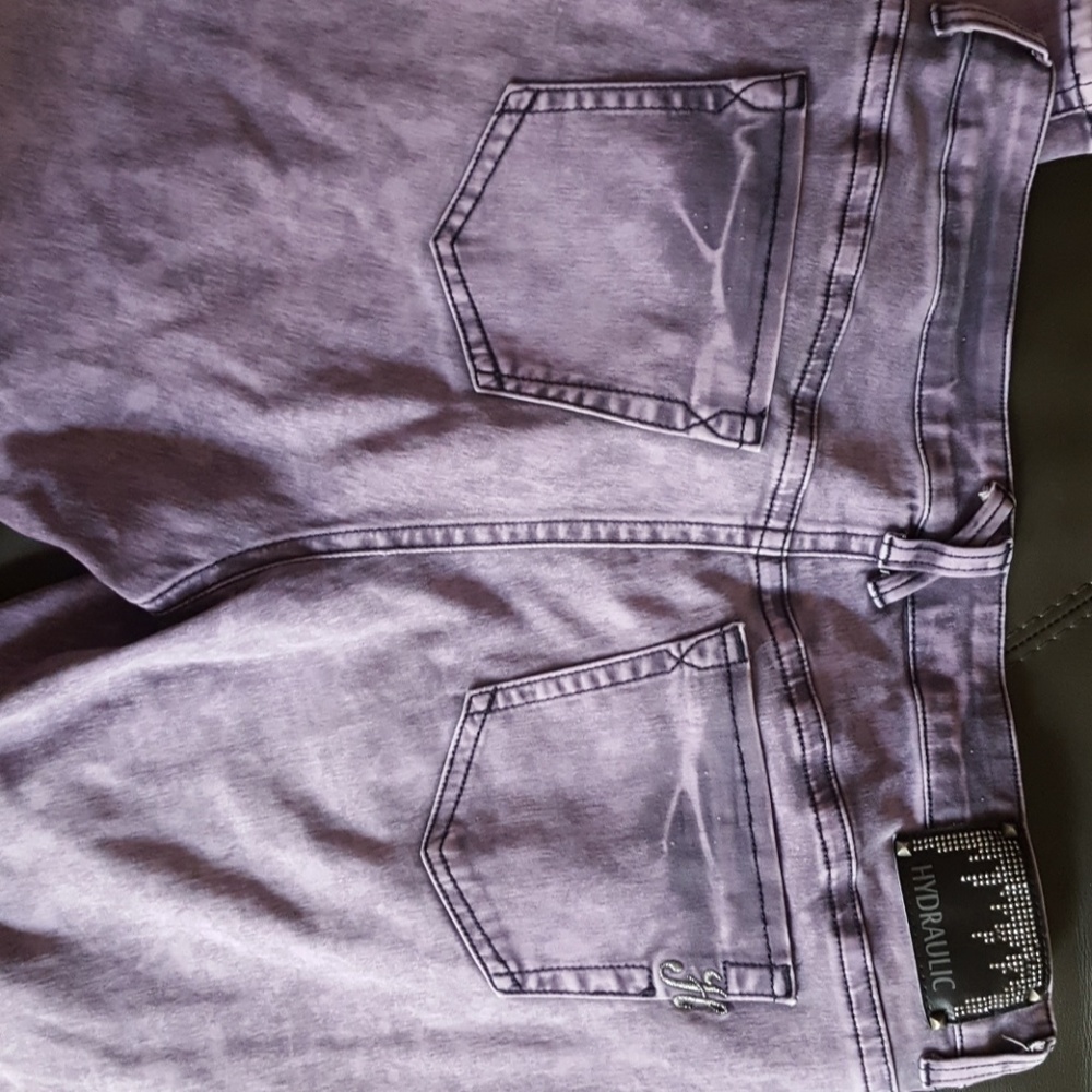 Hydraulic purple jeans  18 W Skinny jeans