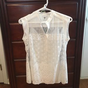 Cabi ivory blouse with camisole