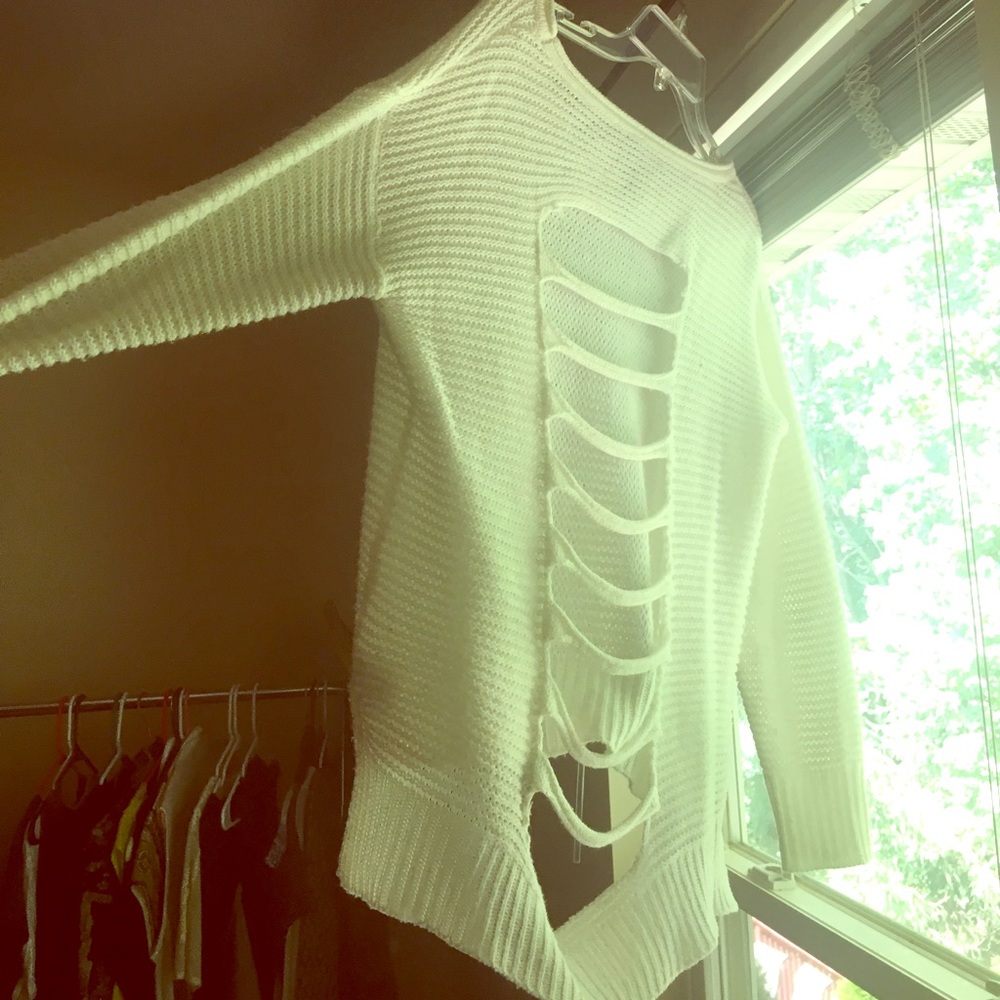 OFF-WHITE Sweater w/ detailed back