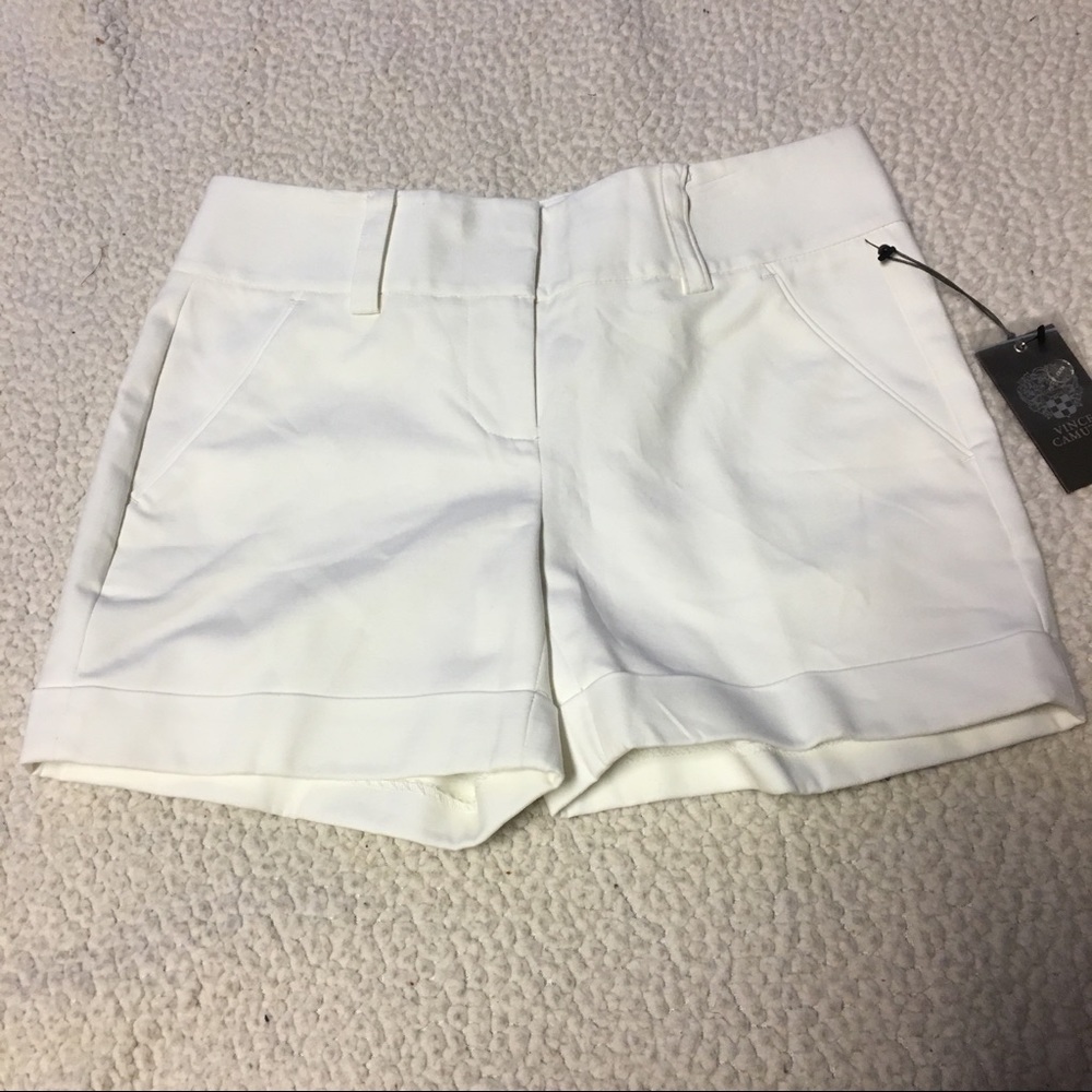 🌗 Vince Camuto Shorts Ivory Cream Color 0 New