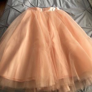 Tea length Tulle skirt